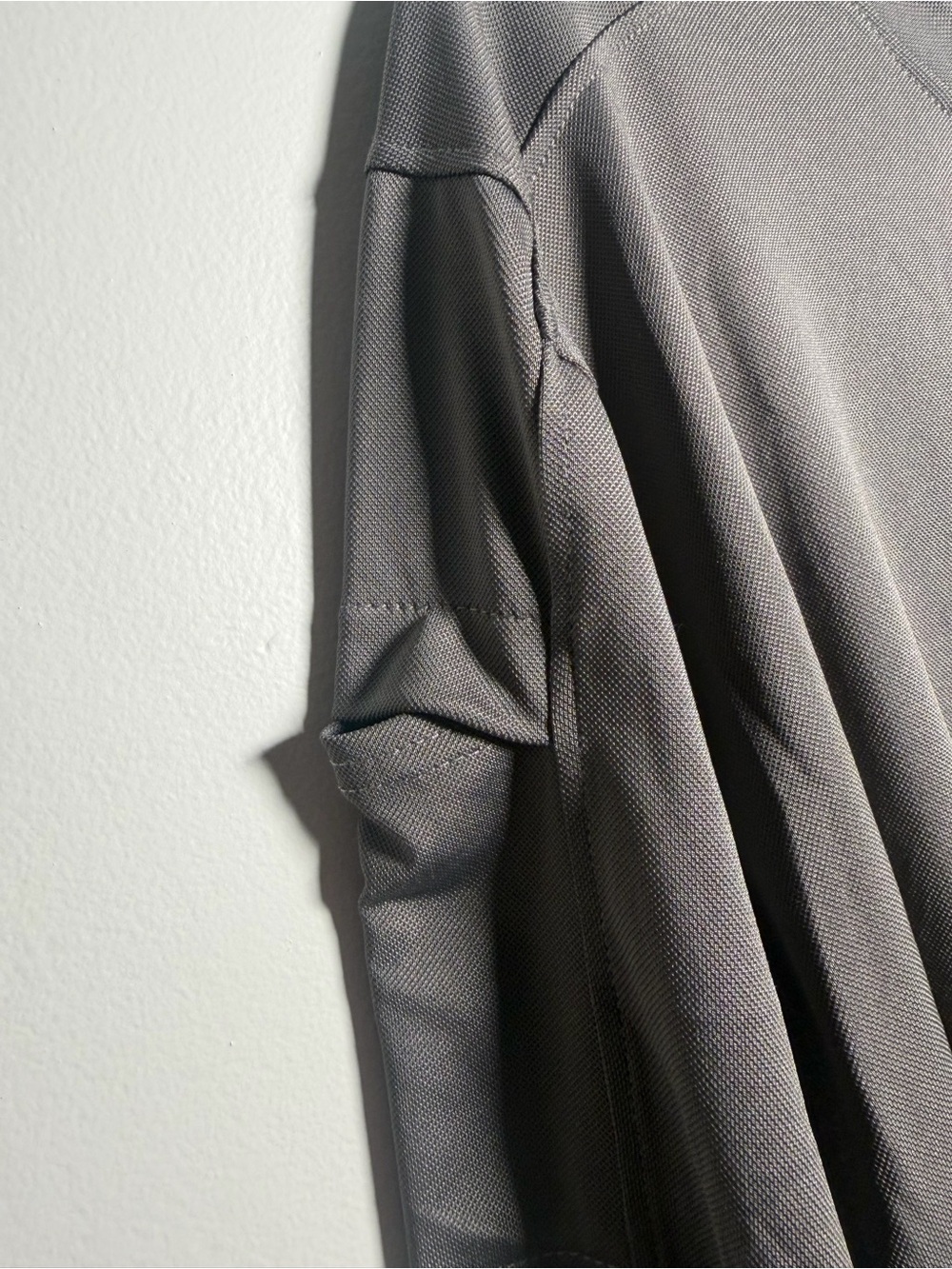 Tactishirt Men's Long Sleeve Performance Tactical Shirt Gray Size L - Picture 5 of 11